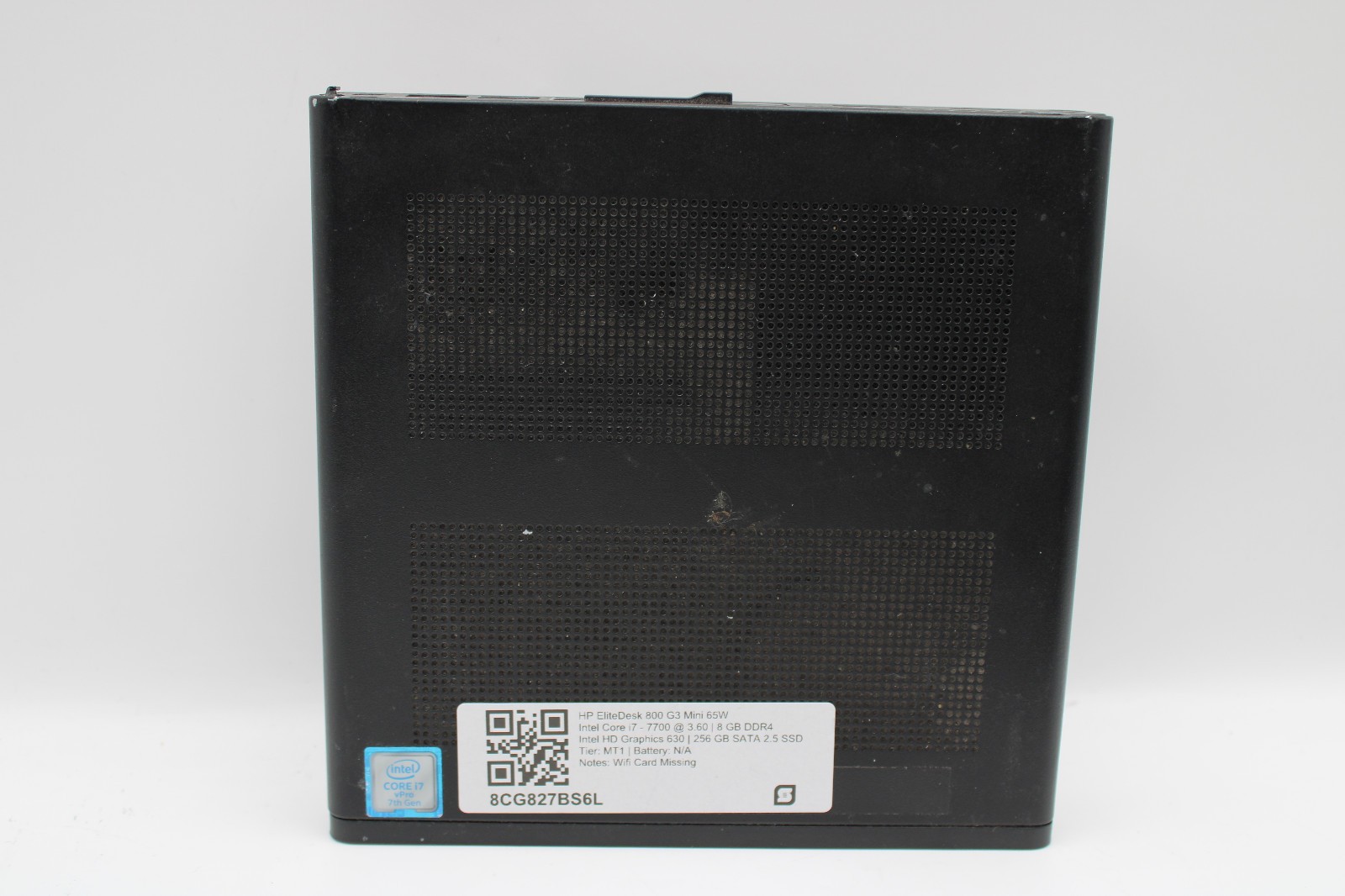 HP EliteDesk 800 G3 65W Mini i7-7700 @ 3.6 GHz 8GB RAM 256GB SSD No OS