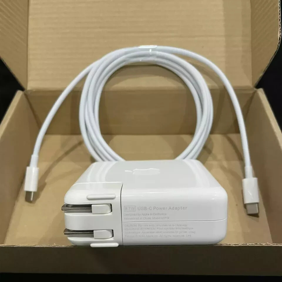 Genuine 87W USB/Type-C Charger For Apple Macbook Pro/ MacBook Air With Cable NEW