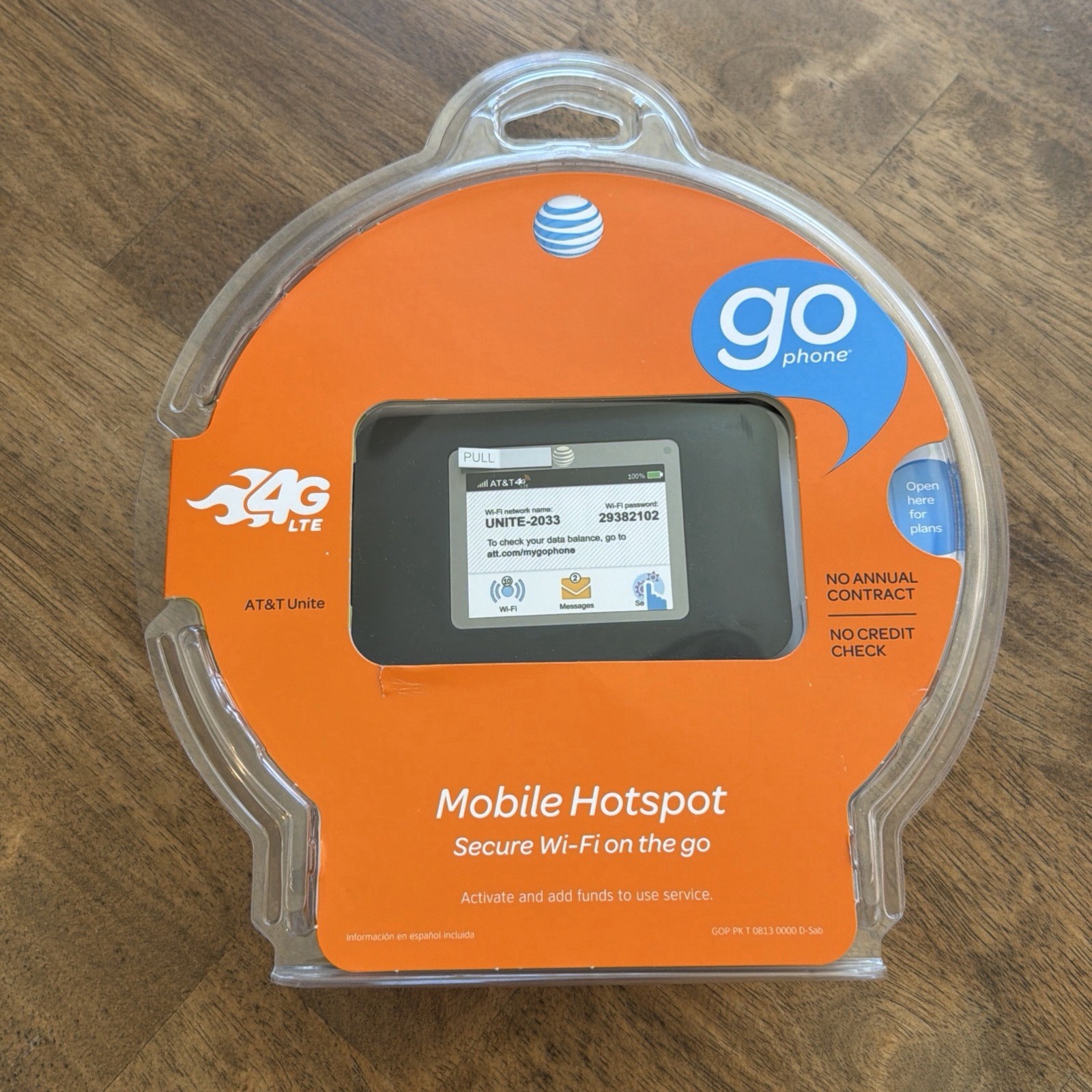 AT&T Go Phone 4G LTE Mobile Hotspot Secure Wi-Fi On The Go – NEW SEALED