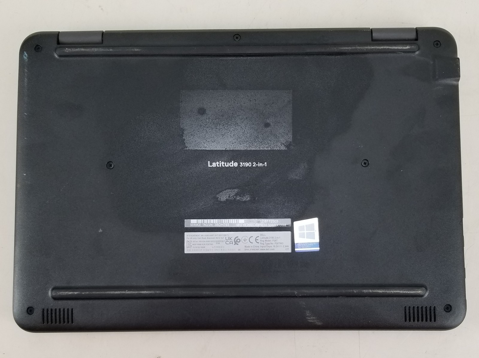 Dell Latitude 3190 2-n-1 Silver N5030 @ 1.10GHz 8GB 128GB SSD WIN 11 PRO EDUCATI