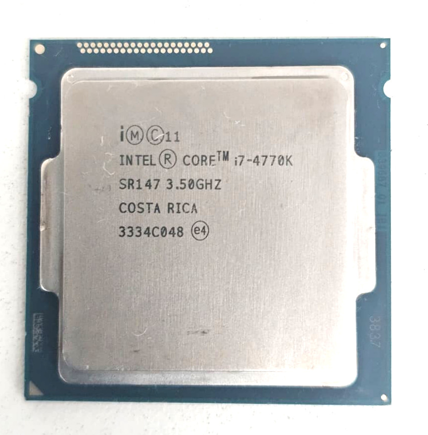 Intel Core i7-4770K Processor SR147 3.50GHZ COSTA RICA 3334C048 Tested.