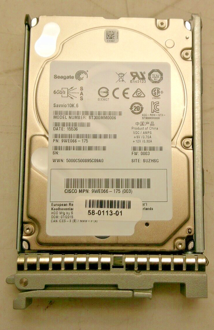 Seagate ST300MM0006 600GB 12G SAS 10K RPM SFF HDD