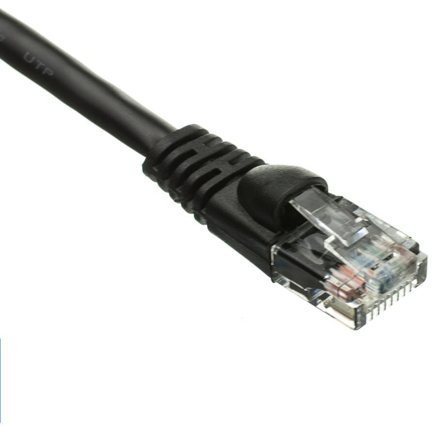 6 inch Cat5e Black Network Ethernet Patch Cable Computer LAN 1 Gbps 350MHz