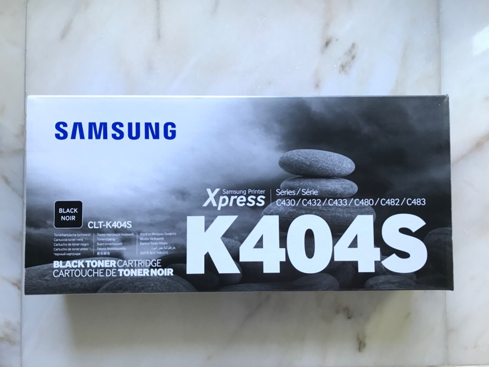 Samsung CLT-K404S Black Toner Cartridge, Sealed, New In Box, OEM, for Xpress