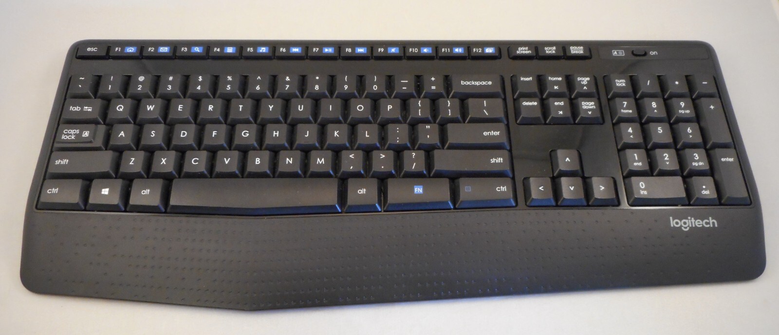 Logitech K345 Wireless Keyboard (Nano Receiver & Battery Cover NOT Included)