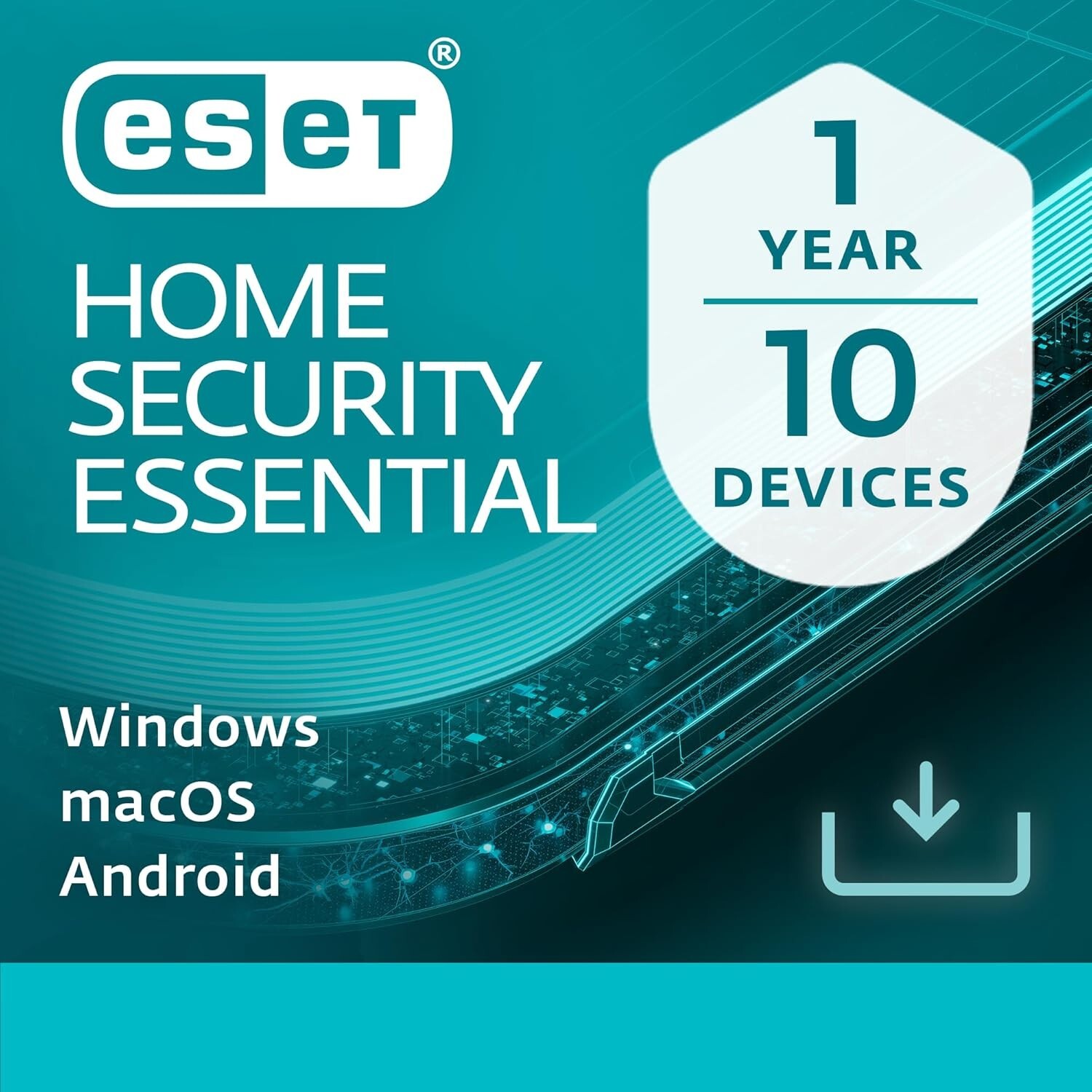 ESET Home Security Essential (Nod32) 2024 10 Device 1 Year
