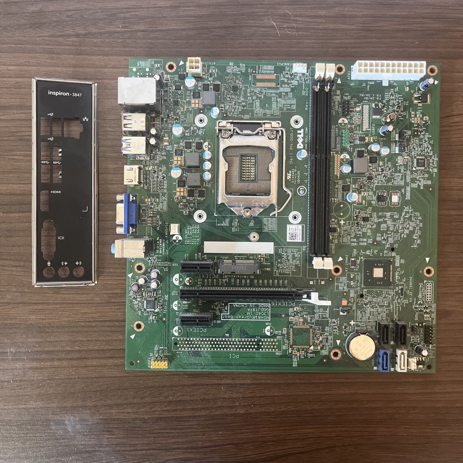Dell H81 LGA1150 DDR3 Micro ATX Motherboard MIH81R Great Bear with I/O Shield