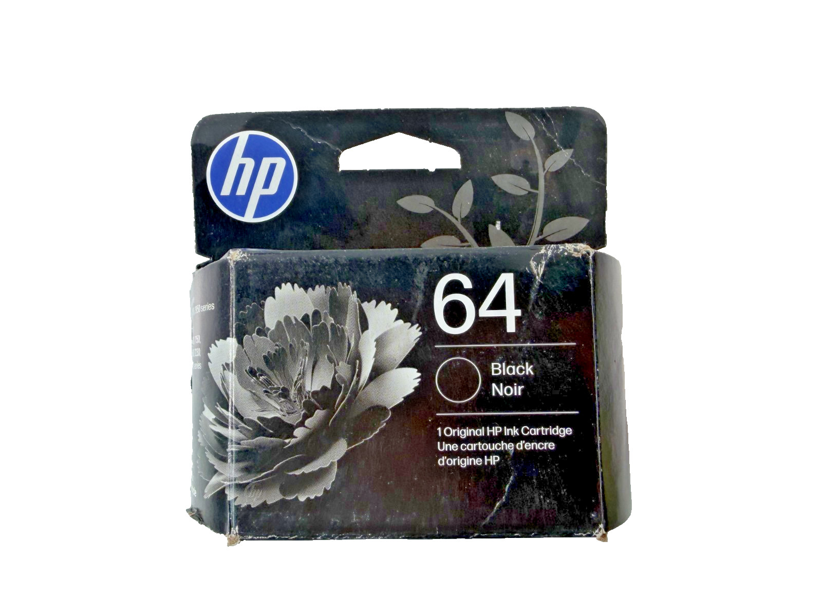 HP 64 Original Black Ink Cartridge – N9J90AN – NEW SEALED (Jan 2028)
