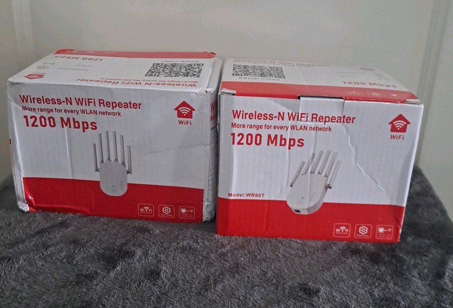 Wireless-N WiFi Repeater 1200 Mbps 2 Count