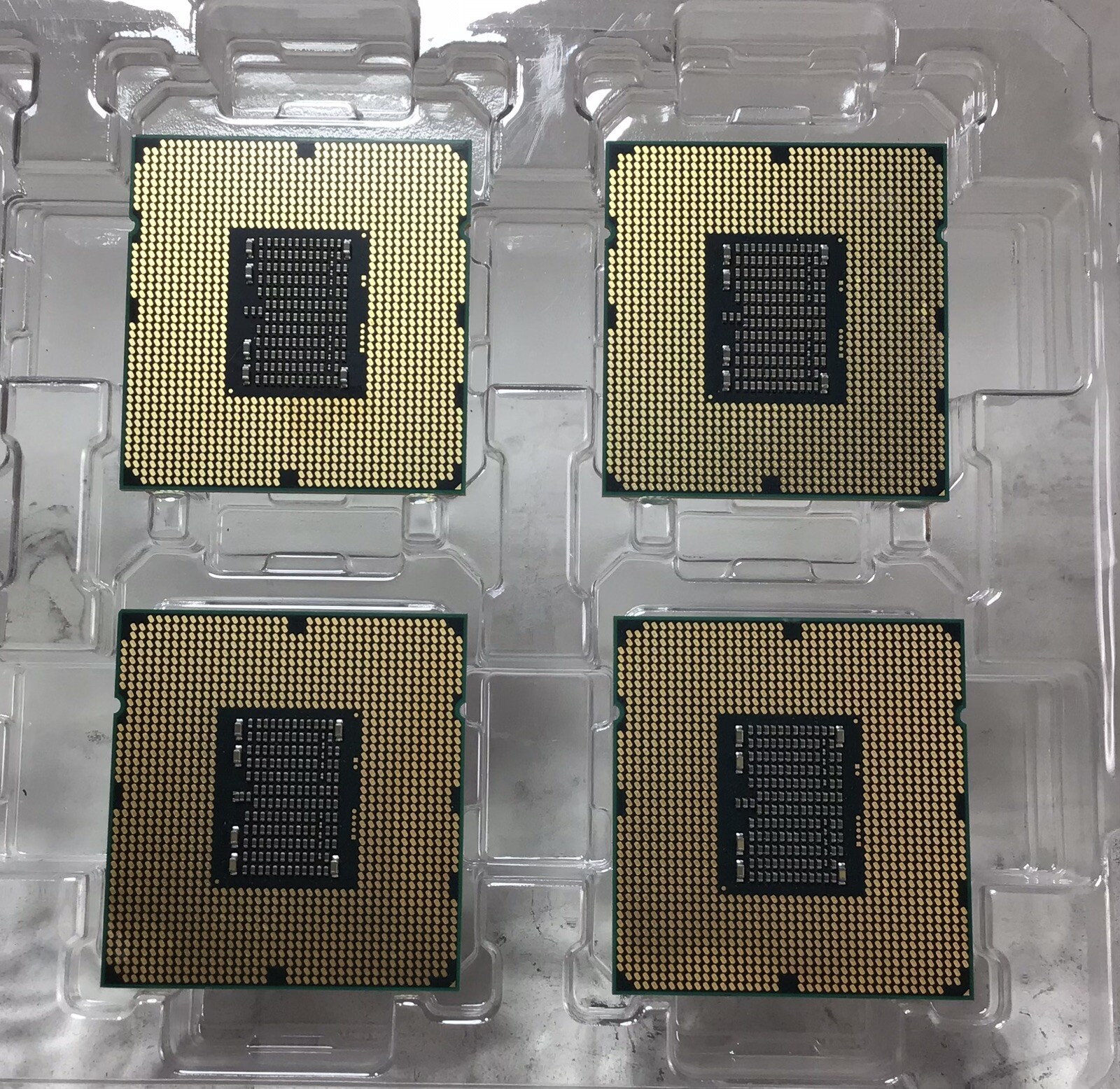 Lot of 4 Intel Xeon E5620 2.4GHz Quad Core CPU 12M Cache Socket