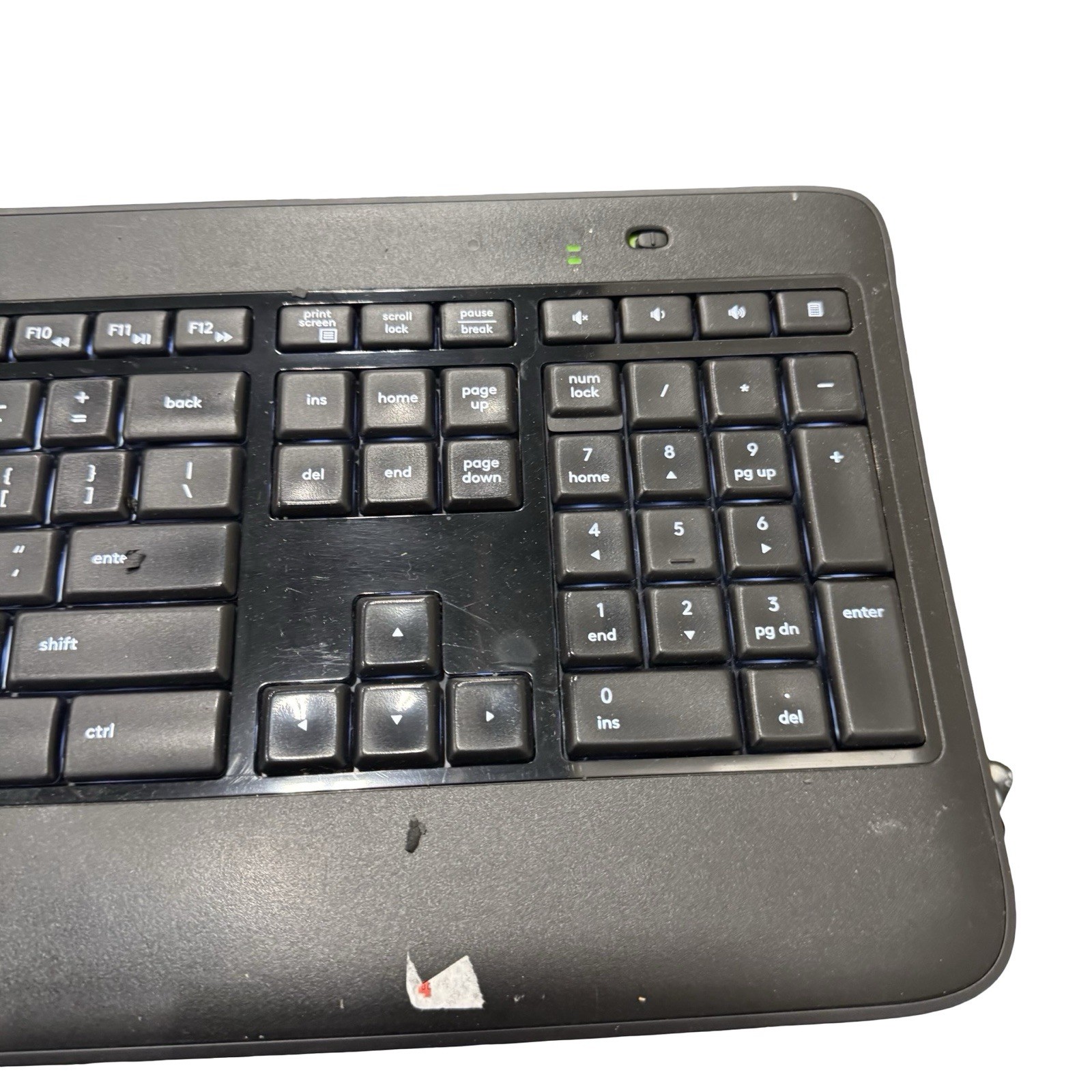 Logitech K800 Illuminated Wireless Keyboard with USB Dongle & Charging Cable