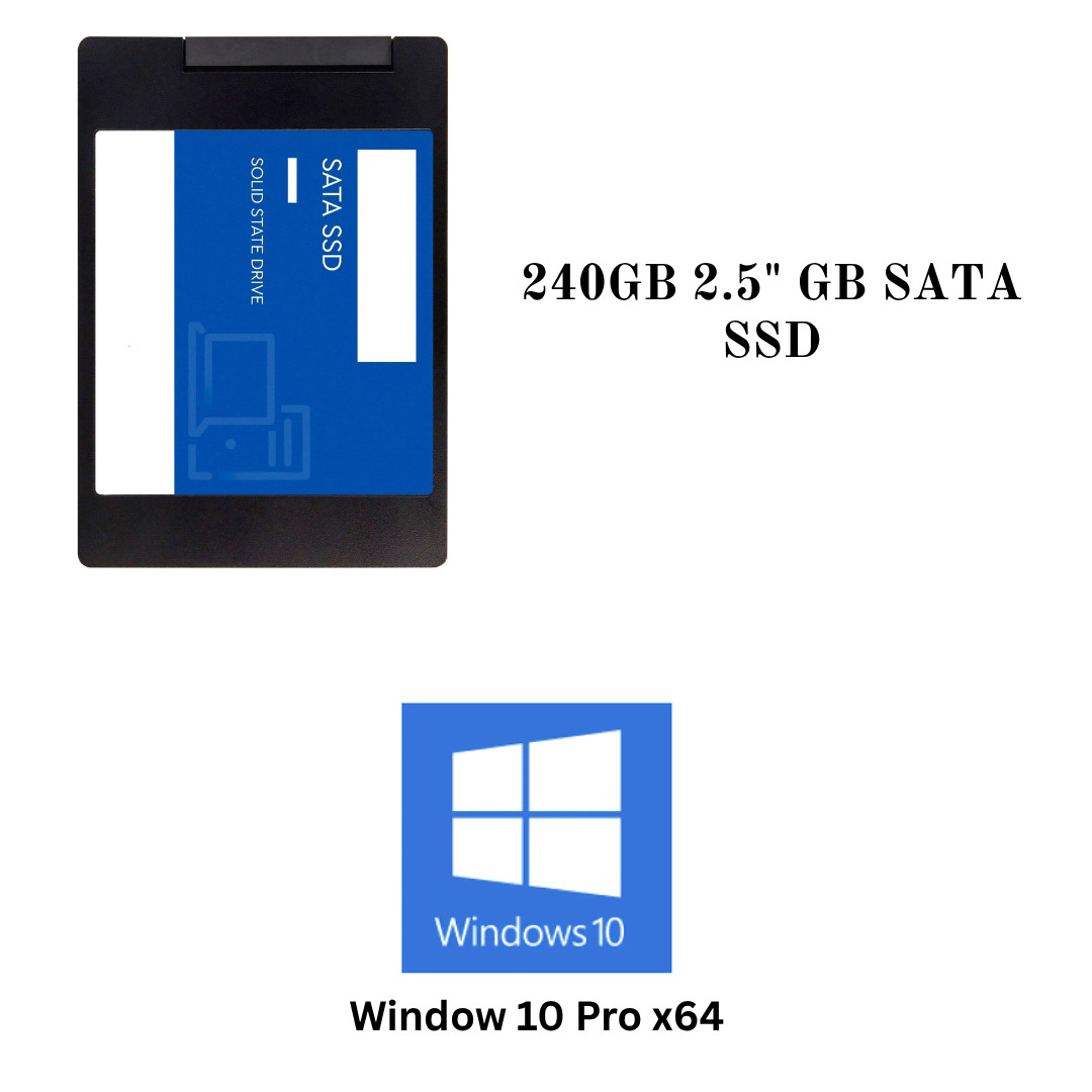 1TB SSD 2.5″ SATA Hard Drive for Laptop with Windows 10 pro 64 Pro Pre-installed