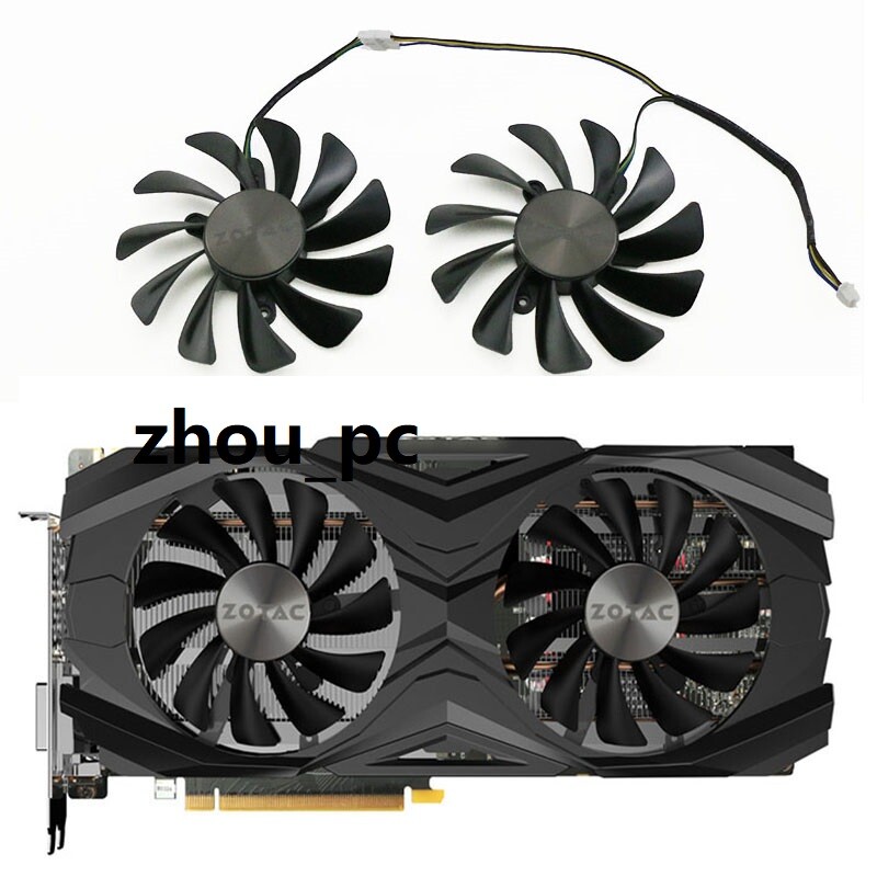 95mm GPU Replacement Cooling Cooler Fan For Zotac GTX 1070ti 1080ti AMP