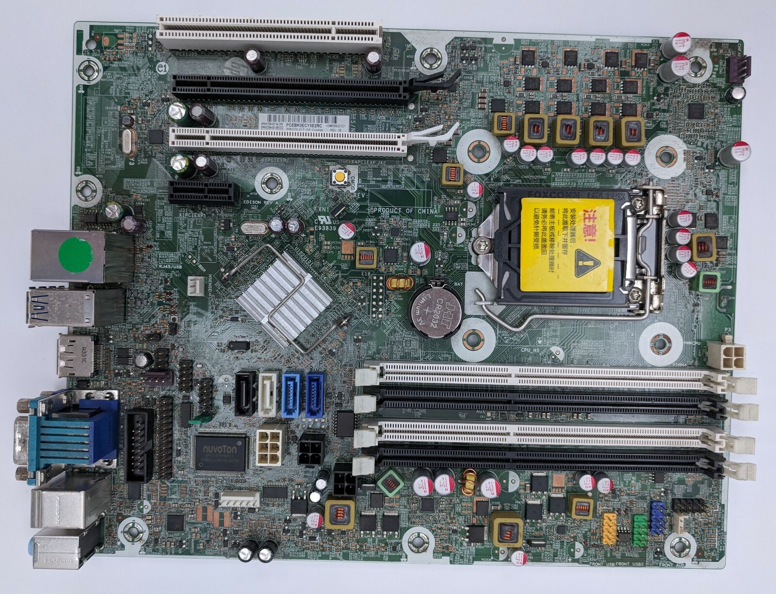 HP Compaq Elite 8300 Desktop Motherboard LGA 1155/Socket DDR3 SDRAM 656933-001