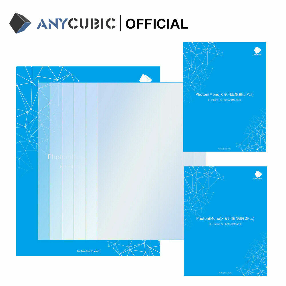 2Pcs / 5Pcs ANYCUBIC Clear FEP Film for Photon Mono X SLA Resin 3D Printer