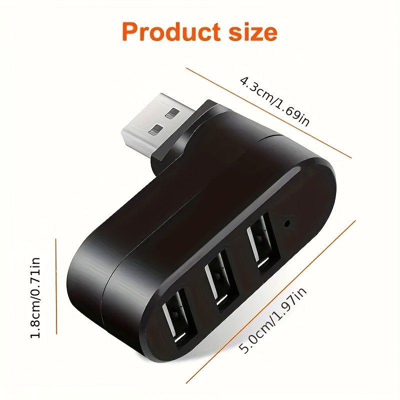 3 Port High Speed USB 3.0 Multi HUB Splitter Expansion Desktop PC Laptop lot