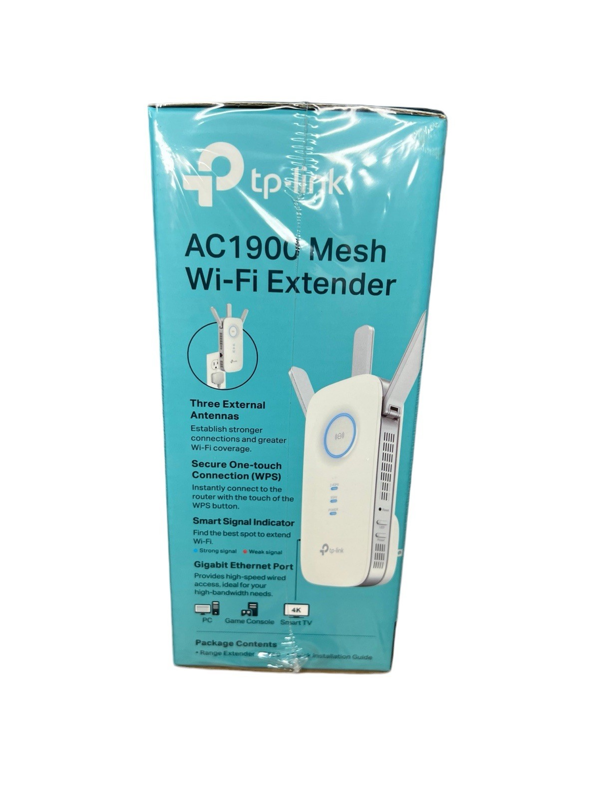 TP-Link Dual Band Wi-Fi Range Extender with Gigabit Ethernet Port AC1900