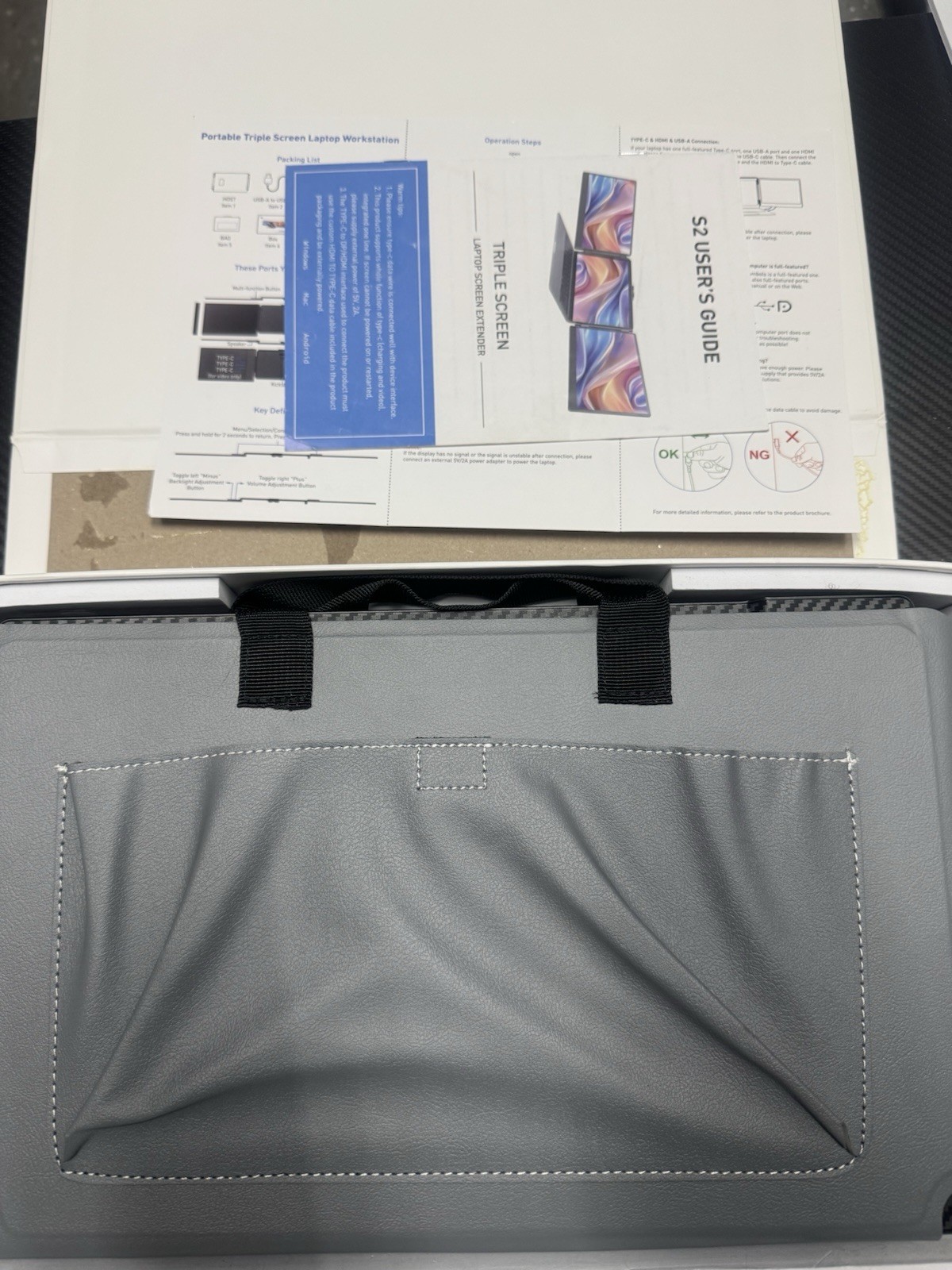 KEFEYA S2 Triple Screen Laptop Screen Extender