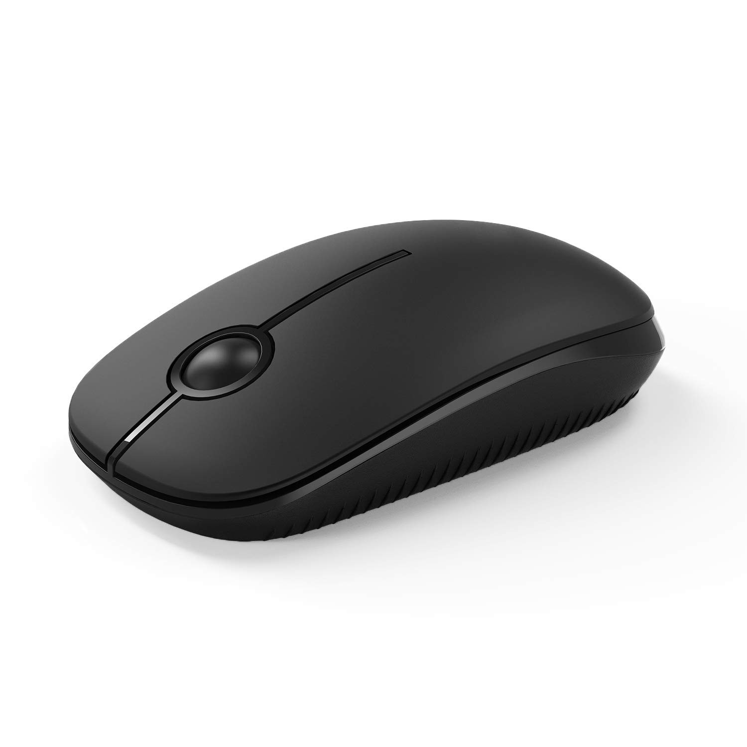VssoPlor Wireless Mouse, 2.4G Slim Portable Computer Laptop Mouse with Black