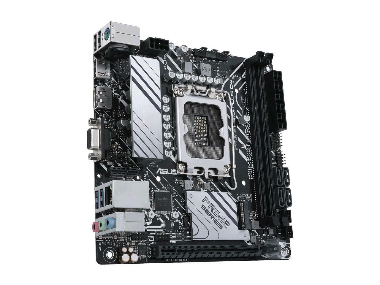 ASUS PRIME H610I-PLUS D4-CSM LGA 1700 Intel H610 SATA 6Gb/s Mini ITX Intel Mothe
