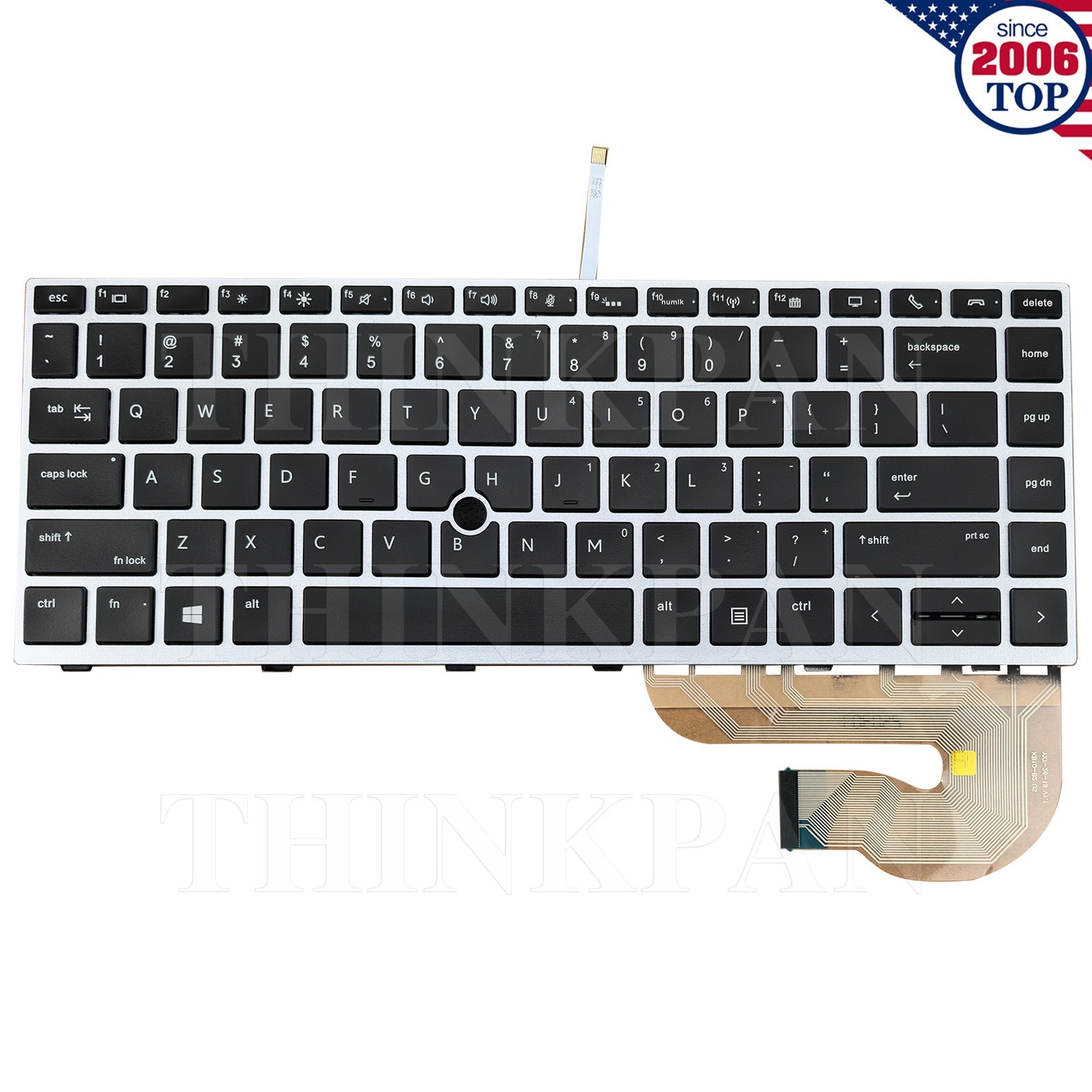 New US Keyboard Backlit For HP EliteBook 840 845 846 G5 G6/ 745 G5 G6 L11307-001