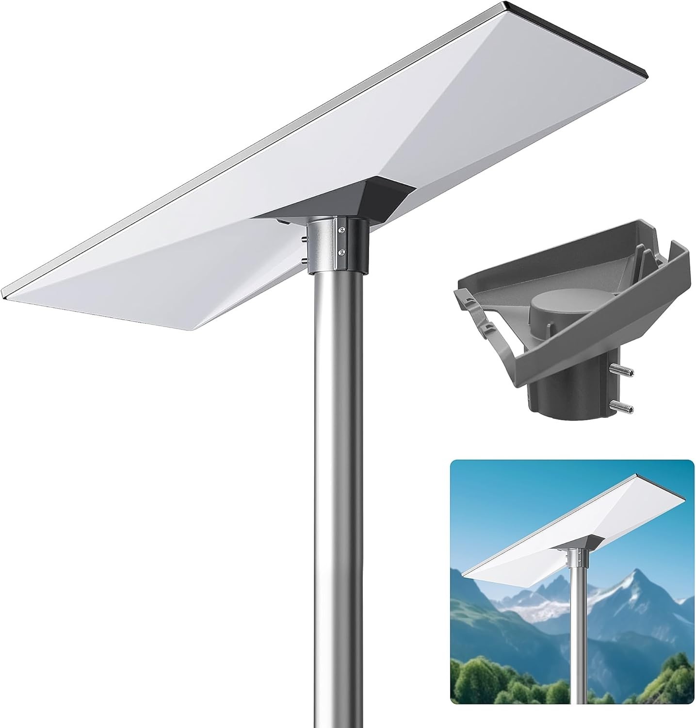 Pipe Adapter for Starlink Standard Dish – 360° Rotation, 20° Tilt