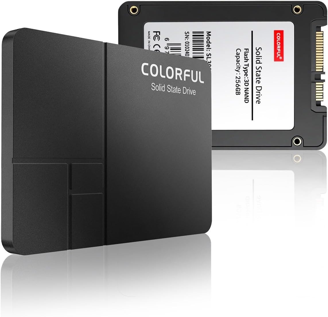 256GB 2.5 SSD SATA III Internal – 500Mb/S Read, 450Mb/S Write with 3D NAND Flas