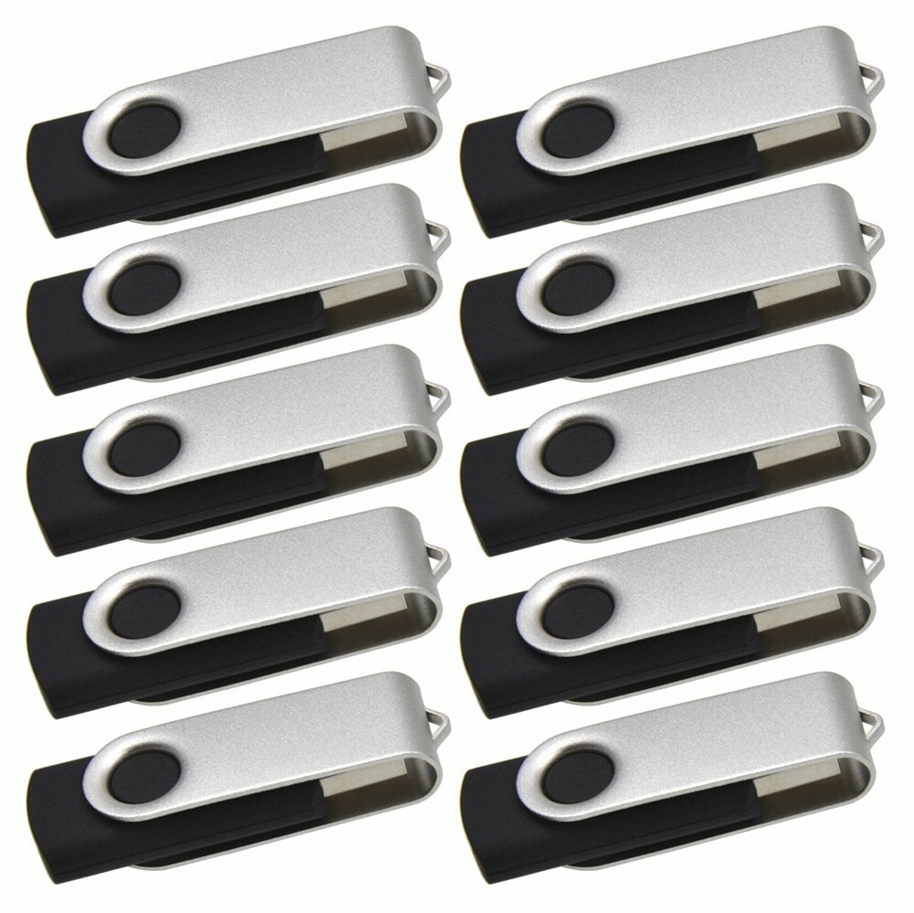 USB Flash Drives 128/256/512MB Memory Stick Fold Pen Jump U Disk LOT 10Pack