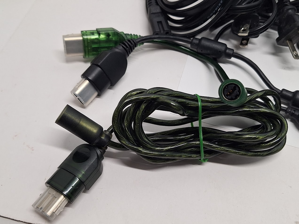 Lot of 60 Assorted Cables and Small Electronics