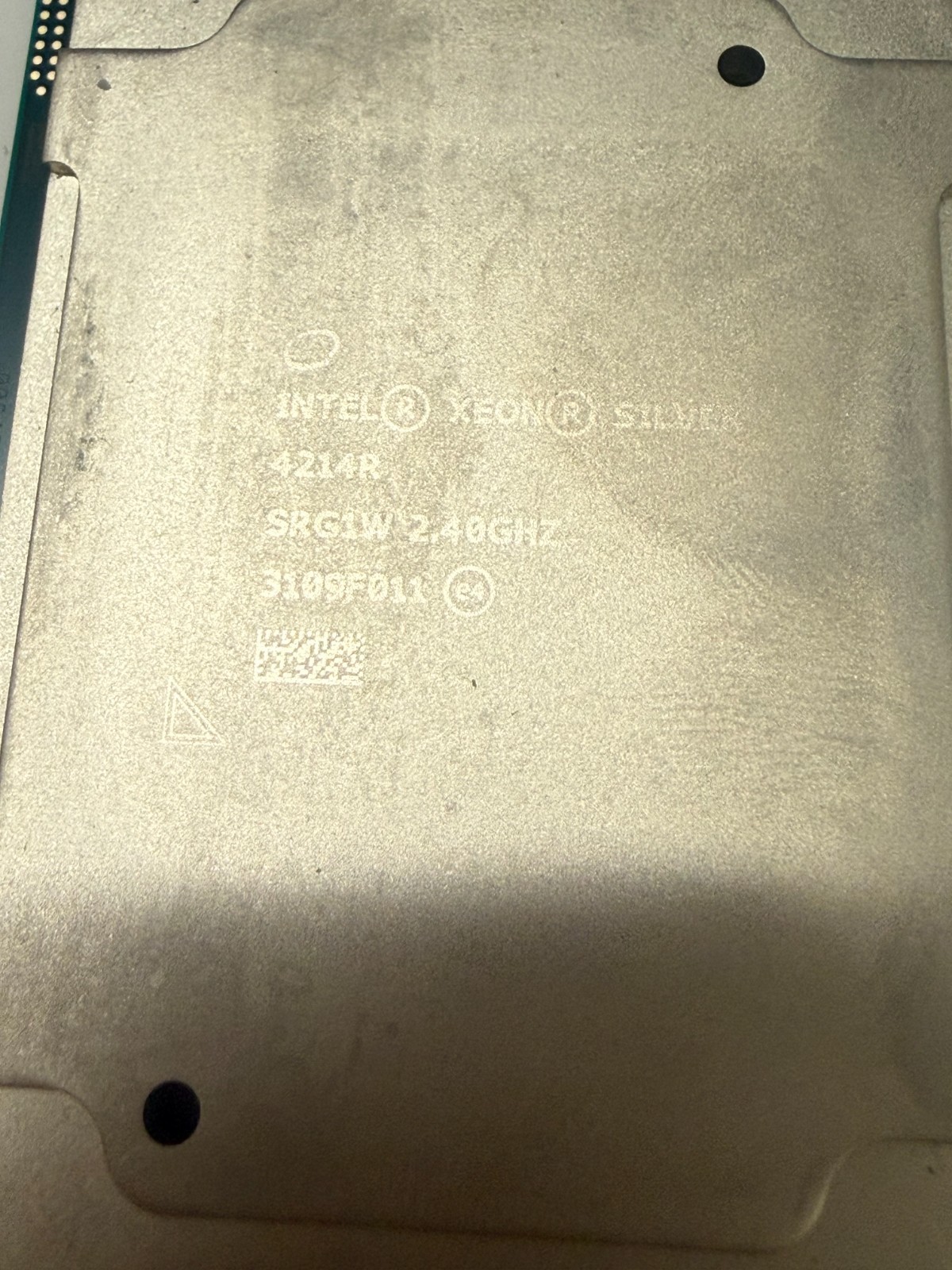INTEL XEON SILVER 4214R 2.40GHz 16.5MB 12 CORE SRG1W