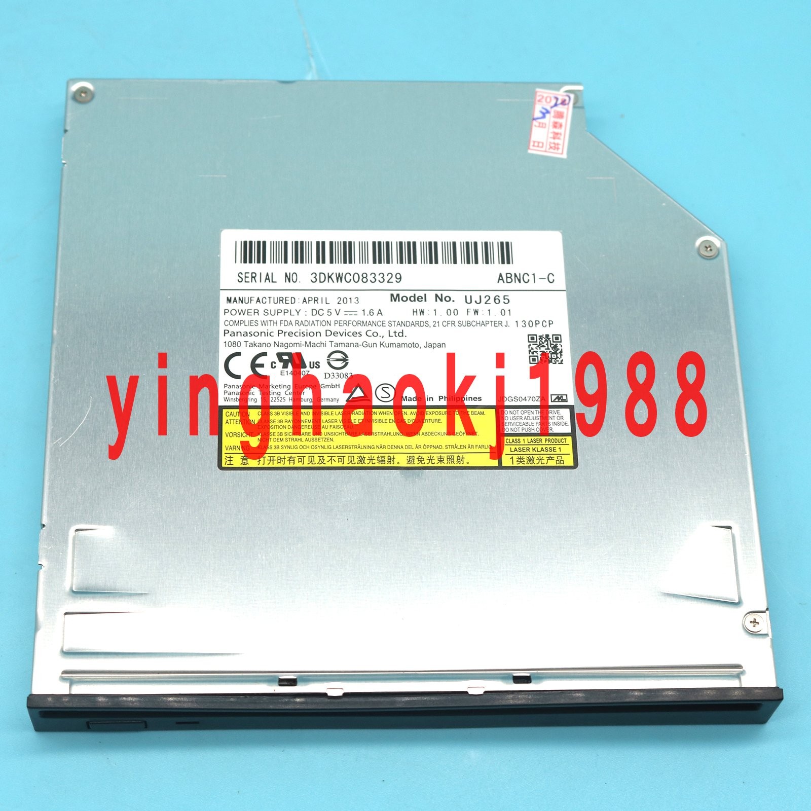 UJ265 Panasonic Slot in Blu-ray Burner DVD Drive Player 12.7mm SATA NEW