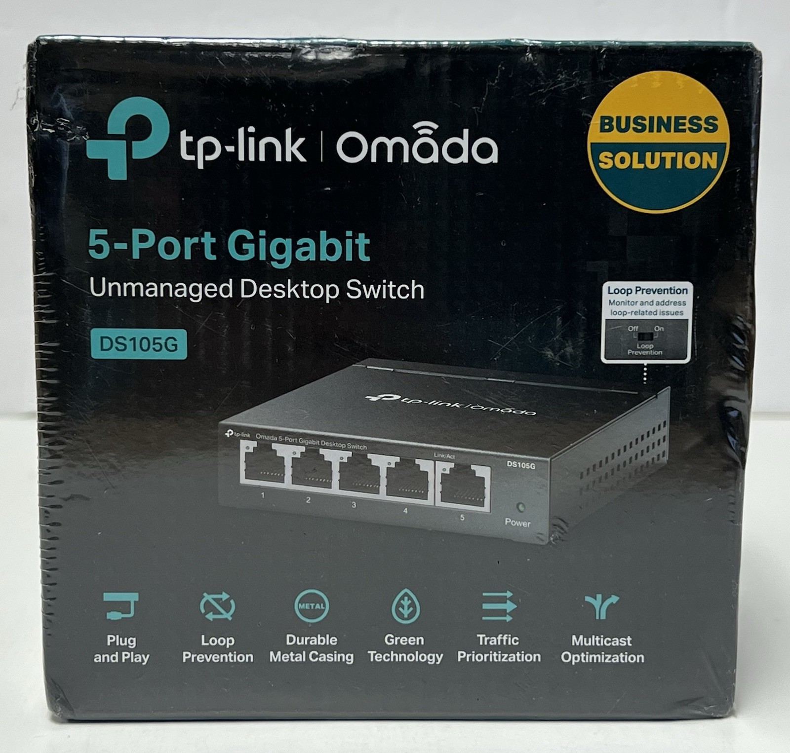 TP-Link Omada 5-Port Gigabit Switch (DS105G) – Brand New | Factory Sealed