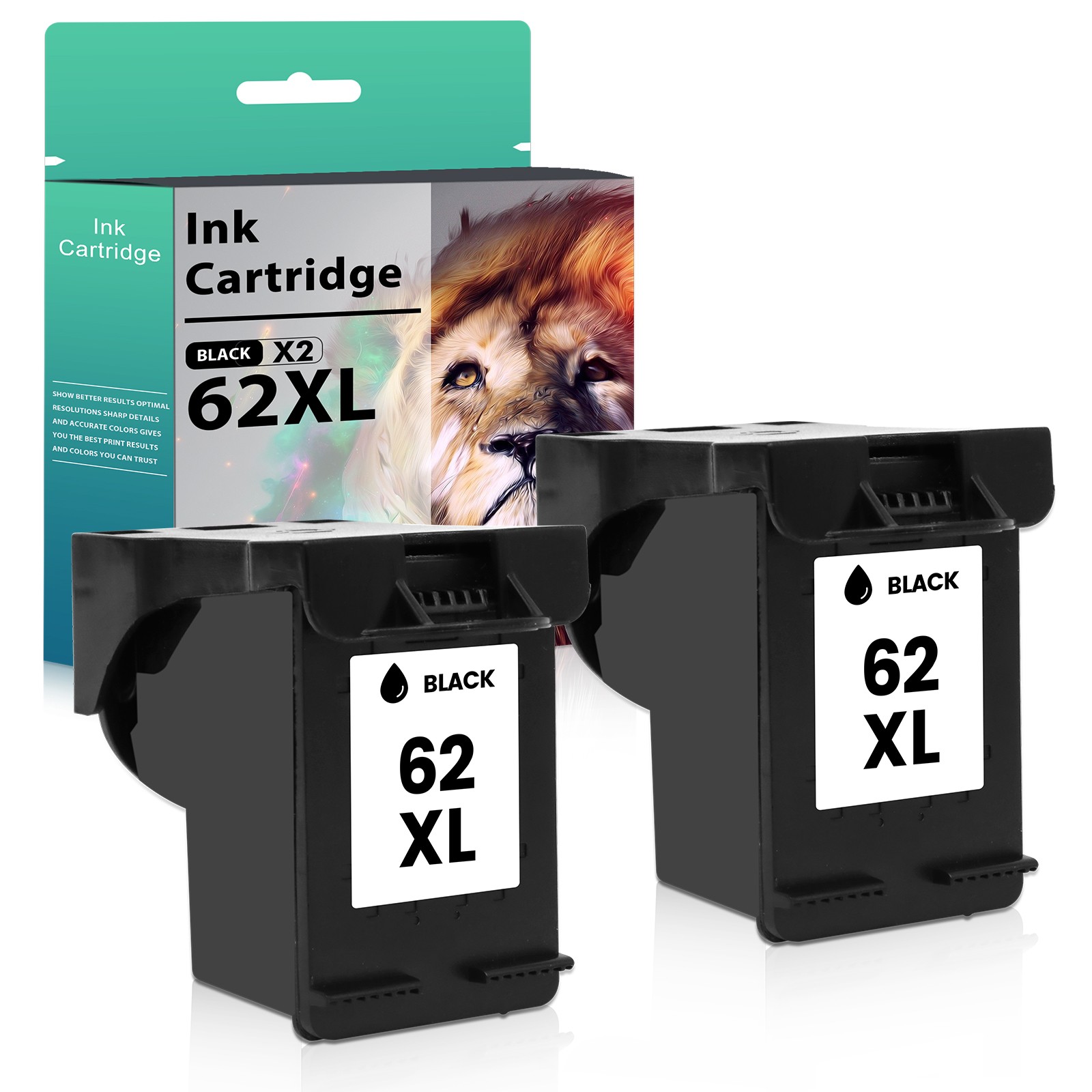 62 XL XXL Ink Cartridges For HP Ink 62XL Envy 7640 5540 5640 5660 5740 Printer
