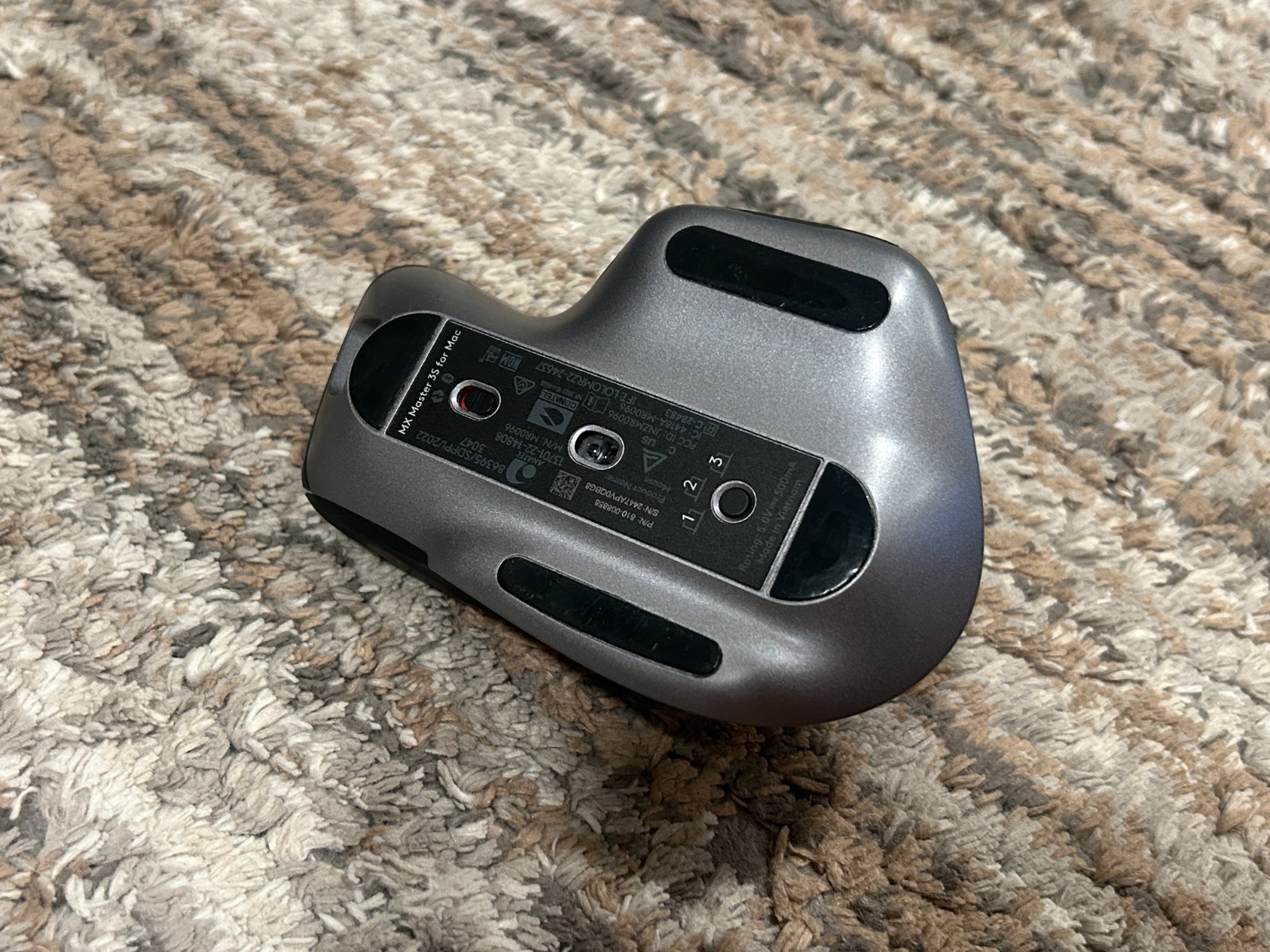Logitech MX Master 3S Wireless Mouse For Mac (NO DONGLE/RECEIVER)