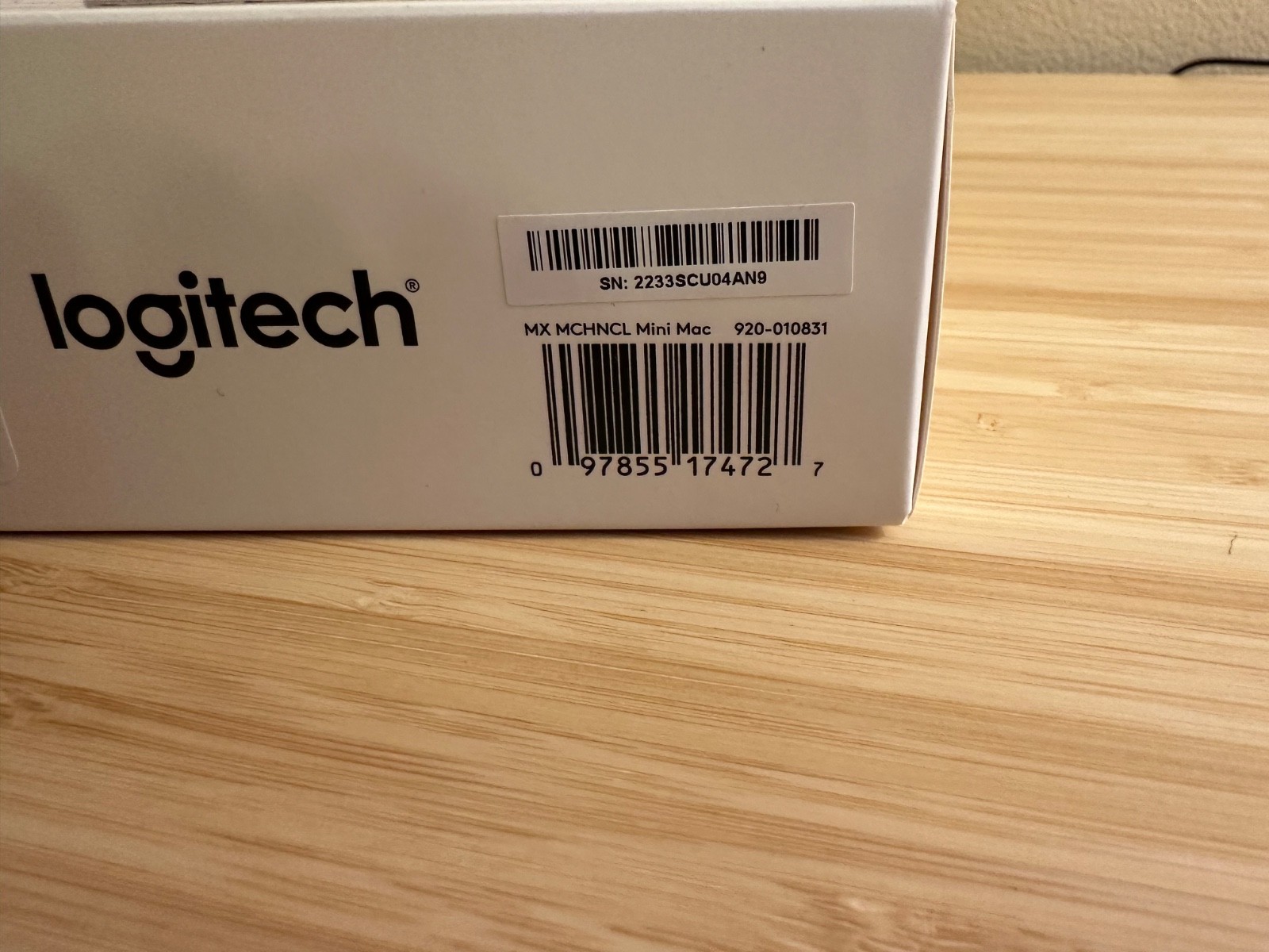 Logitech MX Mechanical Mini for Mac Tactile Wireless Backlit Keyboard Space Grey