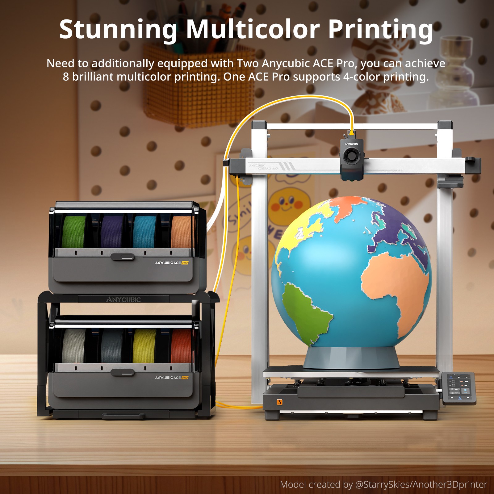 ANYCUBIC Photon Mono X 6Ks Resin LCD 3D Printer Fast 7.8×7.7×4.8in 6k HD Print