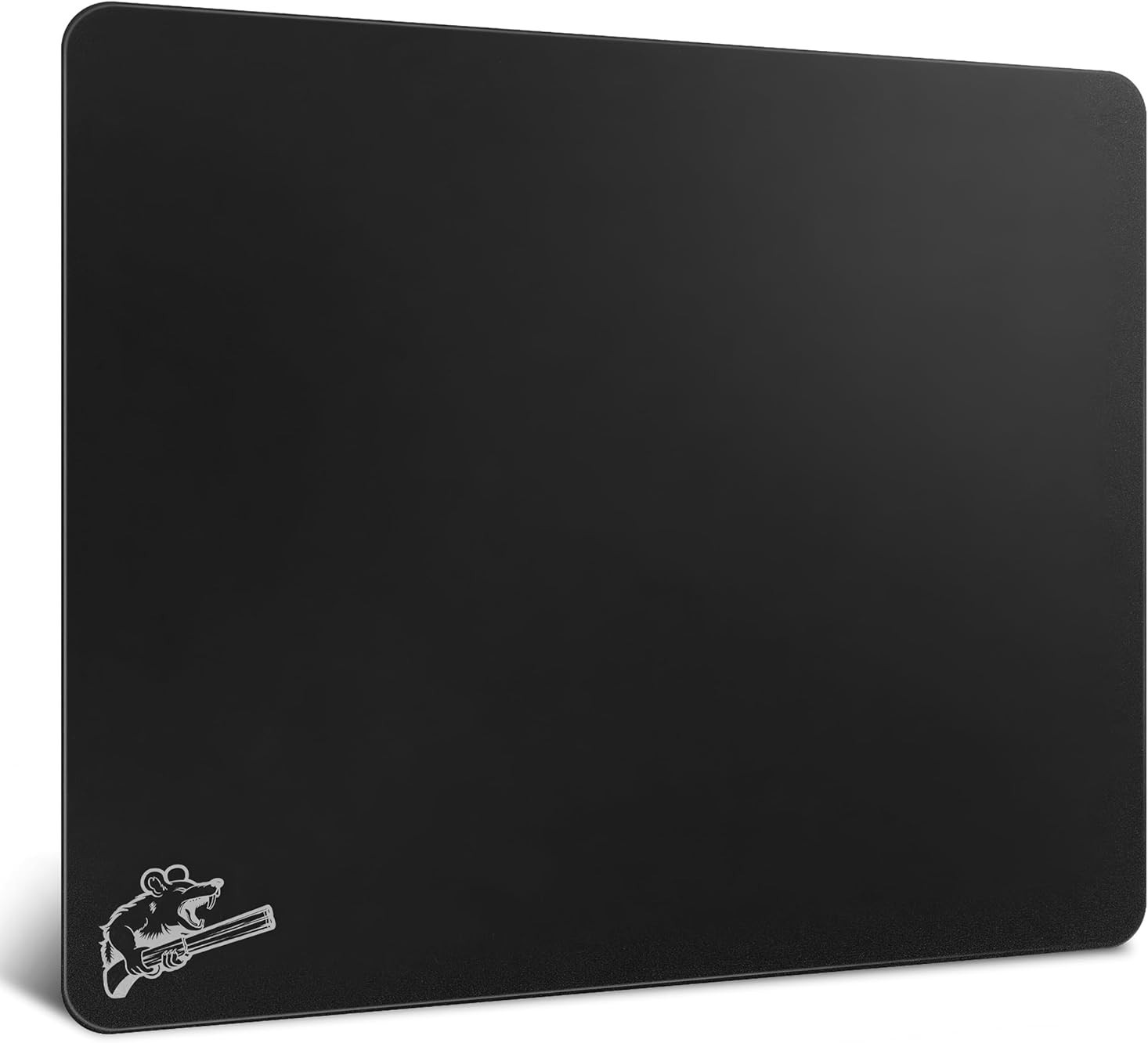 SIROOLAC 2.0 Ultra-Thin Tempered Glass Gaming Mouse Pad 400 X 480 mm, Black