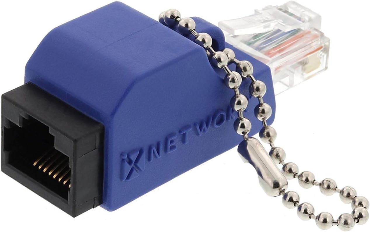 Networx T1 / E1 / PRI Crossover Adapter – RJ45 Male to Female – Converts Etherne