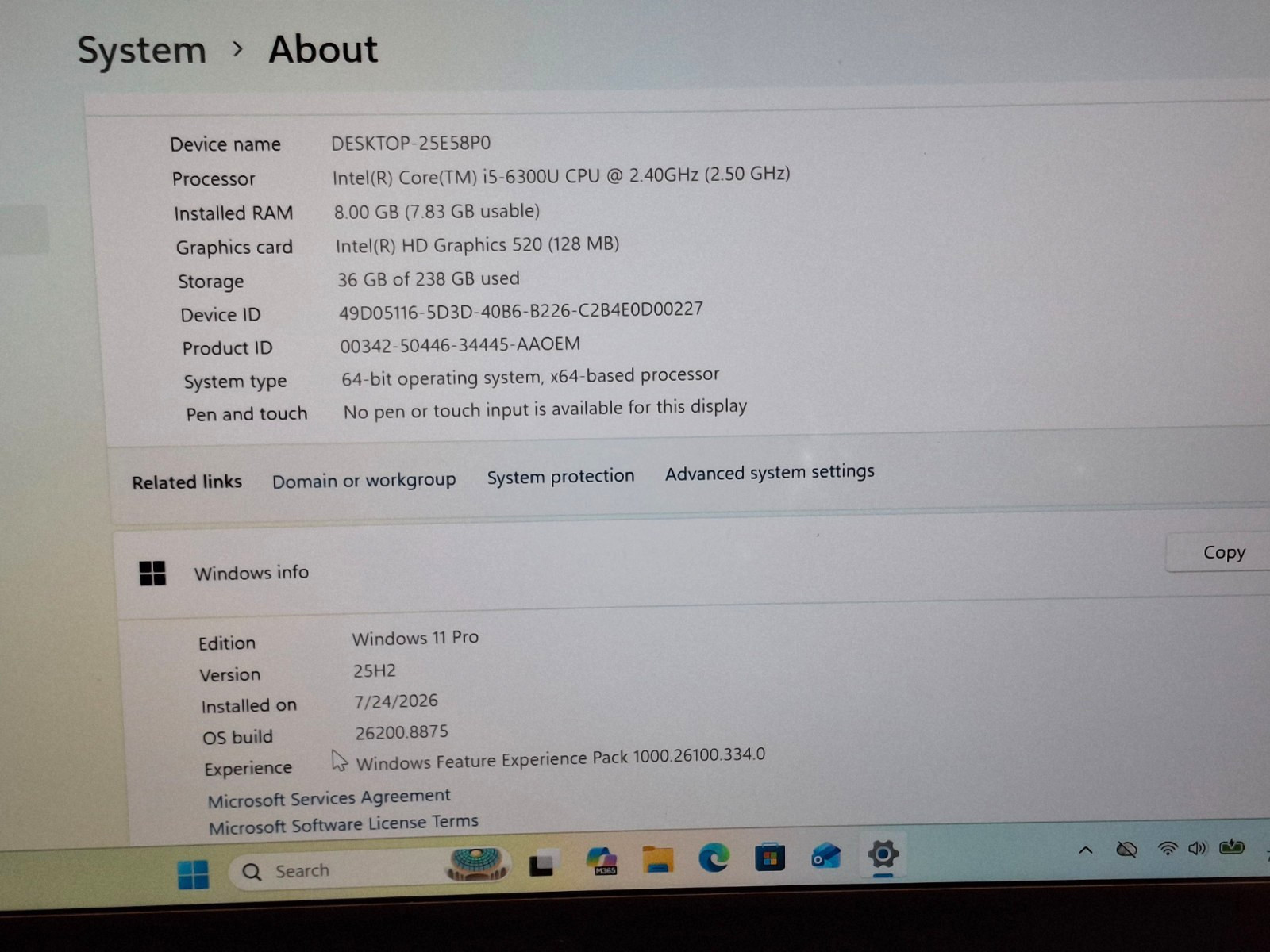 Lenovo ThinkPad T460s 14″ i5-6300u 2.40GHz – 8GB RAM – 256GB SSD – Win 11Pro