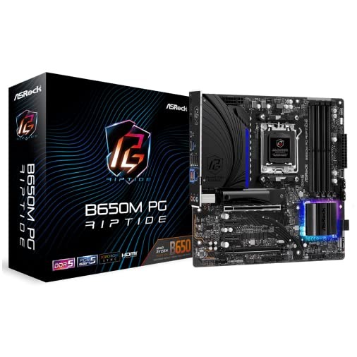 B650M PG Riptide AMD Ryzen 7000 Series Processors Motherboard