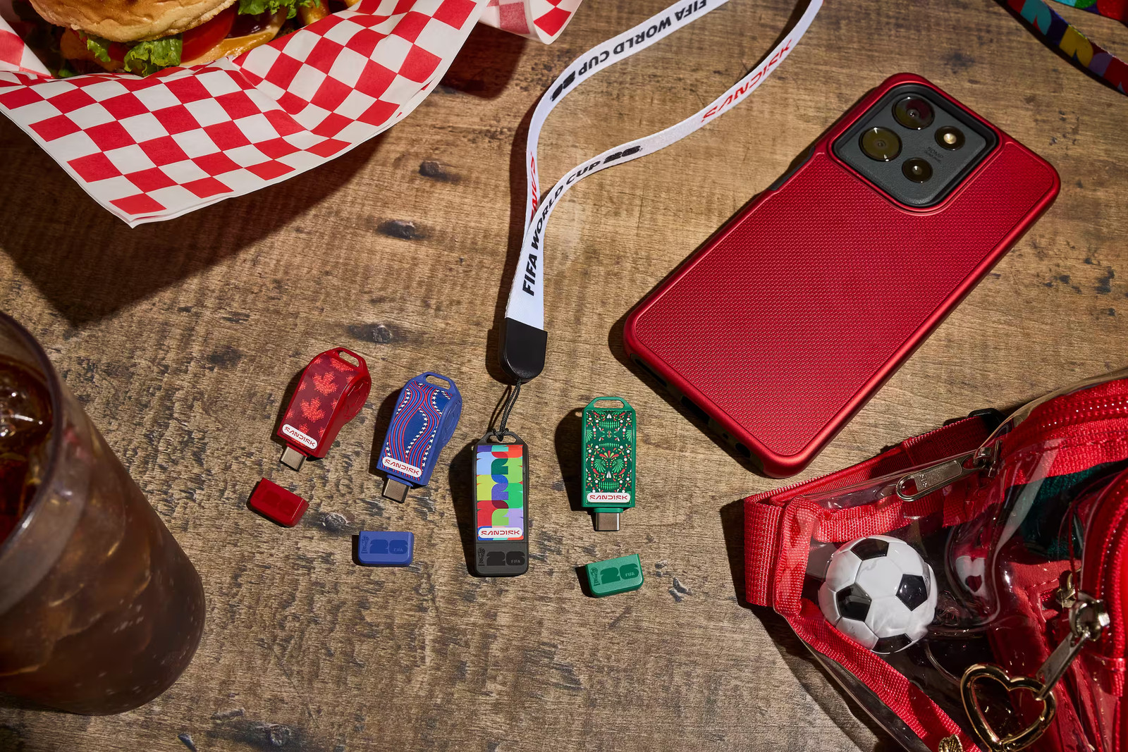 SANDISK – 128GB USB-C FLASH DRIVE: FIFA WORLD CUP 2026 EDITION – Green/Mexico