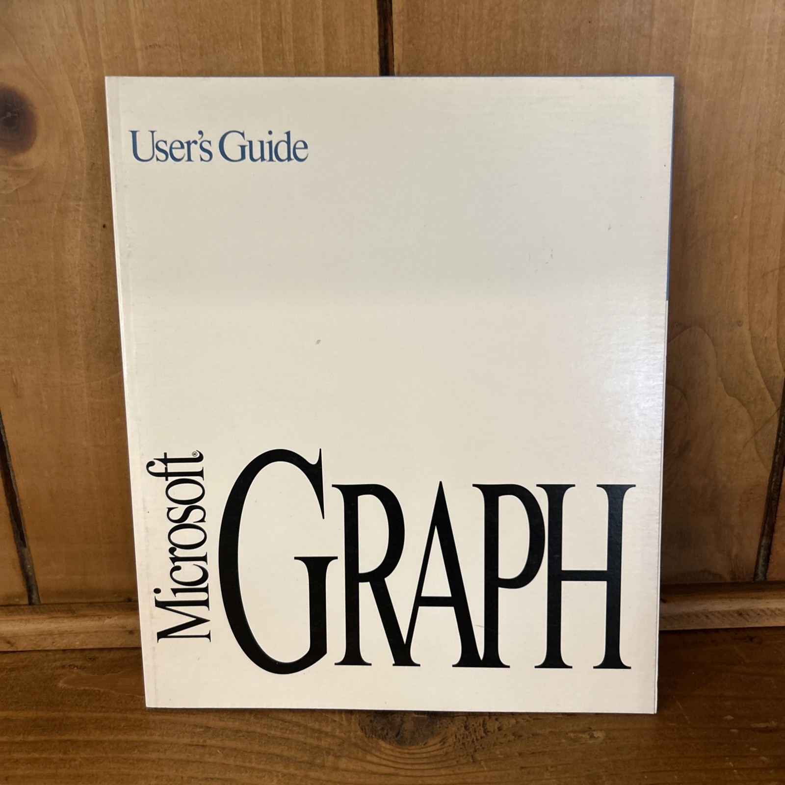 Vintage 1991 Microsoft Graph User’s Guide Windows or Mac Version 3.0 Retro 90s