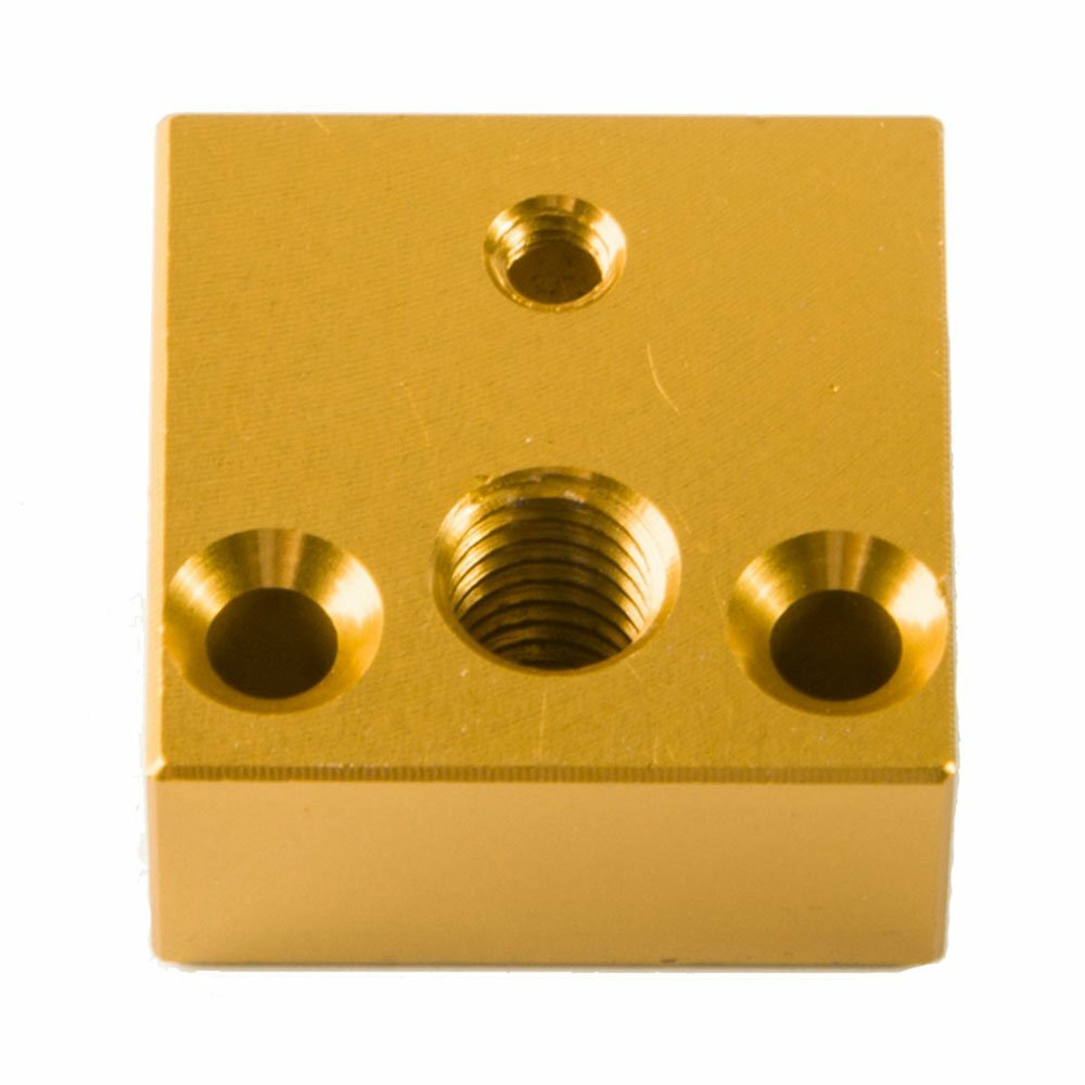 3D Printer Aluminum Heater Block with Stainless Steel Throat OEM Creality Ender