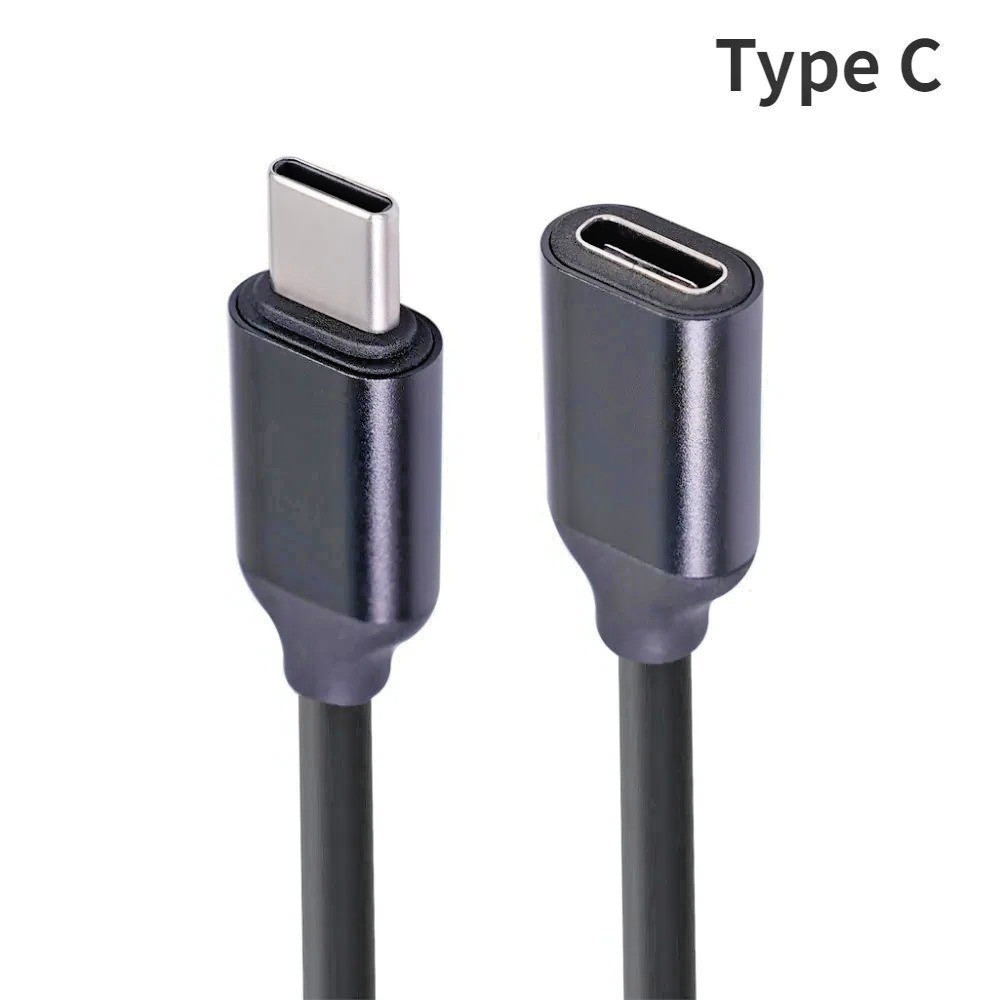 USB C Data Cables 60W Type-c Extension Cord Type-c Male To Female 3A Extension