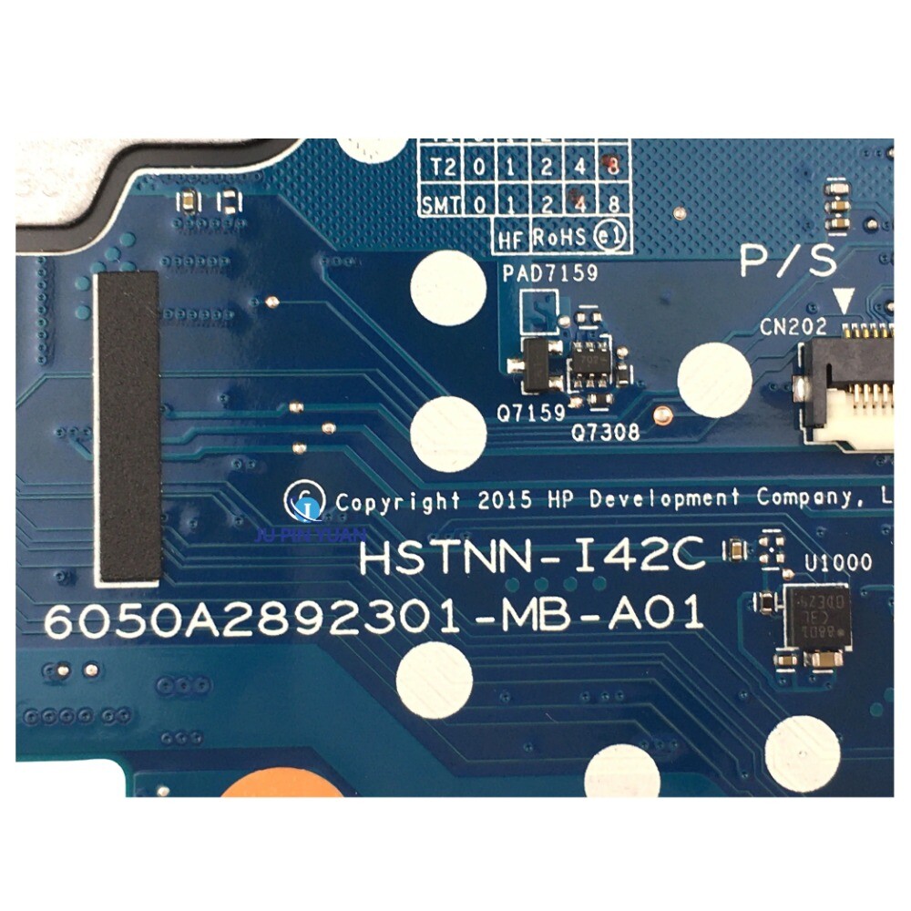 For HP EliteBook 820 G3 W i7-6600U i7-6500U i5 i3 CPU Laptop Motherboard