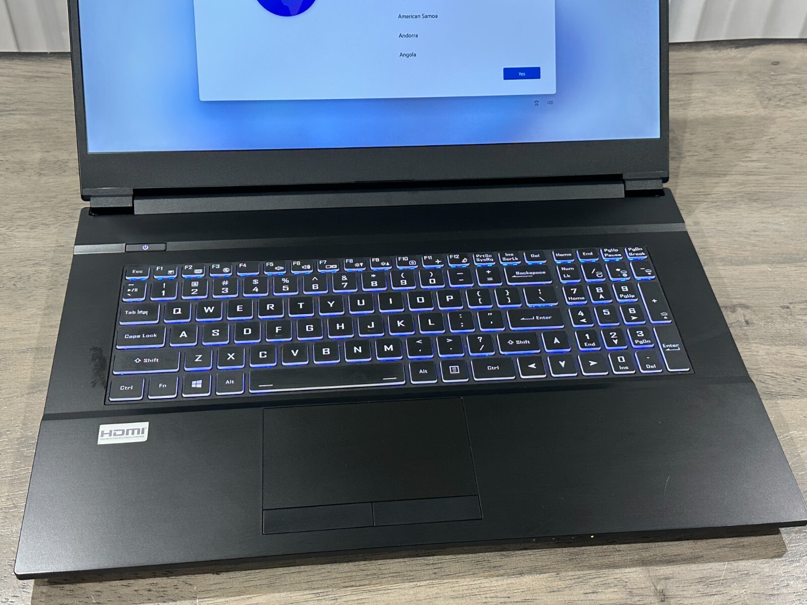 NoteBook Computer i7-11800H 2.3GHz 16GB DDR4 1024GB SSD 11th Gen Win 11 Prof