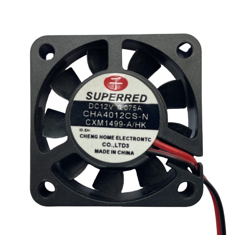 New Cooling Fan CHA4012CS-N DC12V 0.075A Two Wires Cooler 4010 40*40*10mm