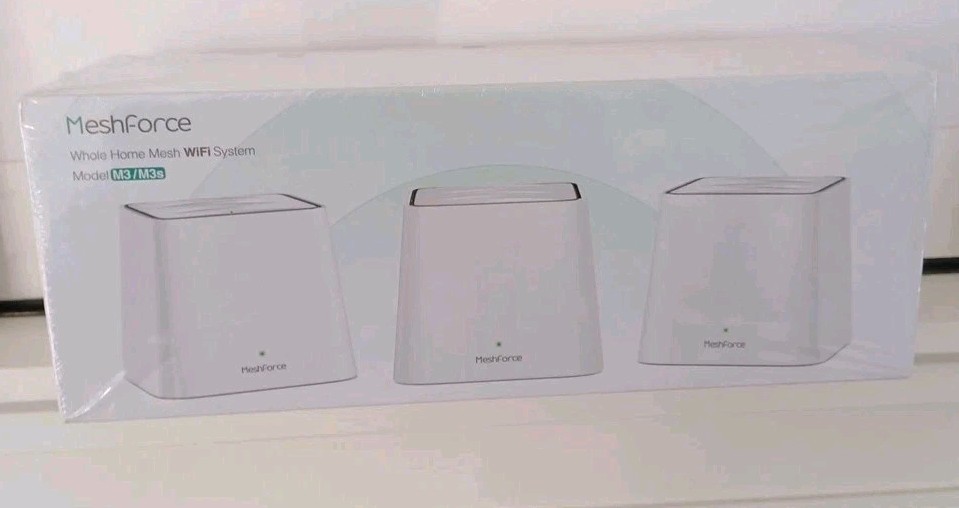 Meshforce M3/M3s Whole Home Mesh WiFi System- 802.11ac Dual-Band -New