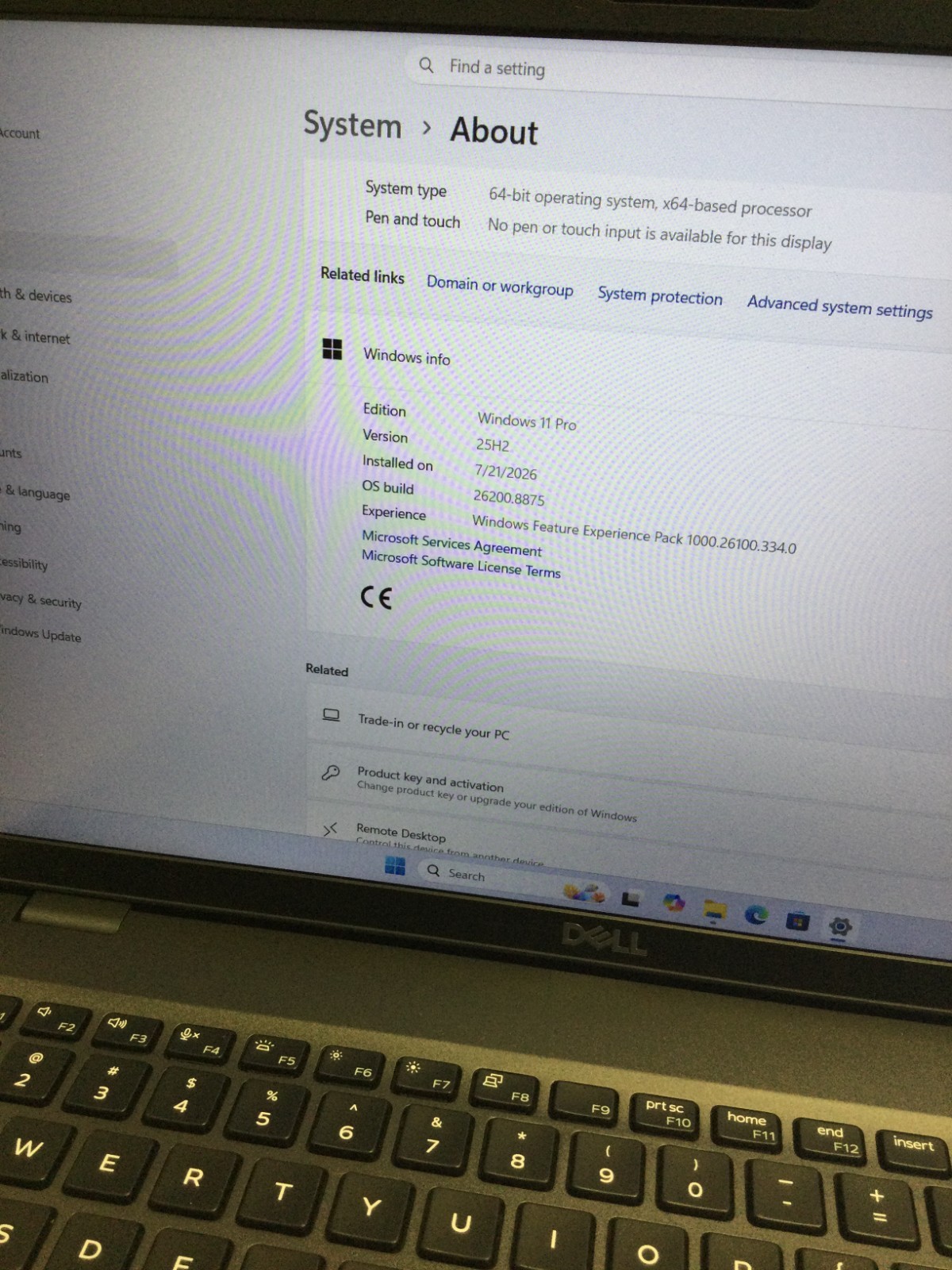 Dell Latitude 5500 15.6″ 256GB SSD Core i7-8665u, 1.90GHz 8GB RAM GB WIN 11 PRO