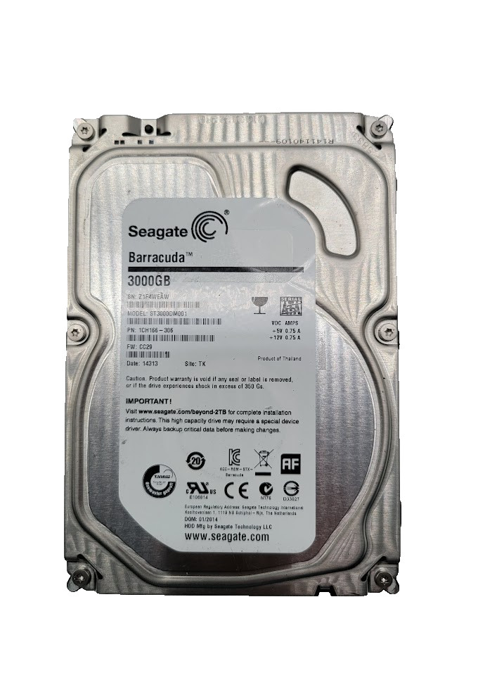 Seagate Constellation 3TB 3.5″ 7200RPM HDD (ST3000DM001)